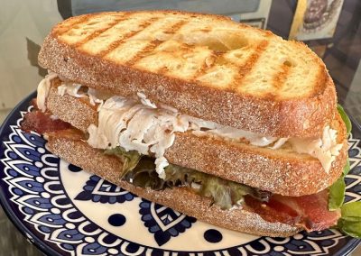 Grilled Clubhouse on Sourdough